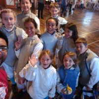 Youth fencing group