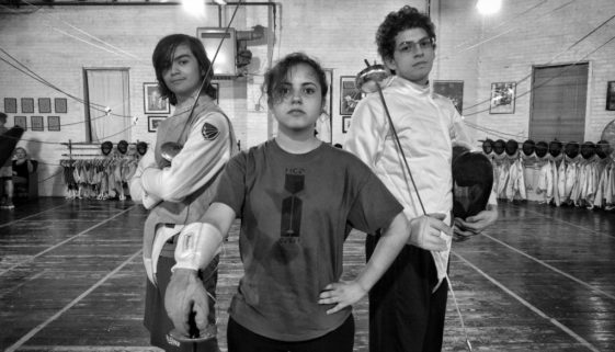 black and white, Gabriel Guevarra, Sabrina Krupenko, Victor Gomez, promotional photo