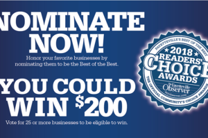 2018 Fayetteville Observer Reader's Choice Awards