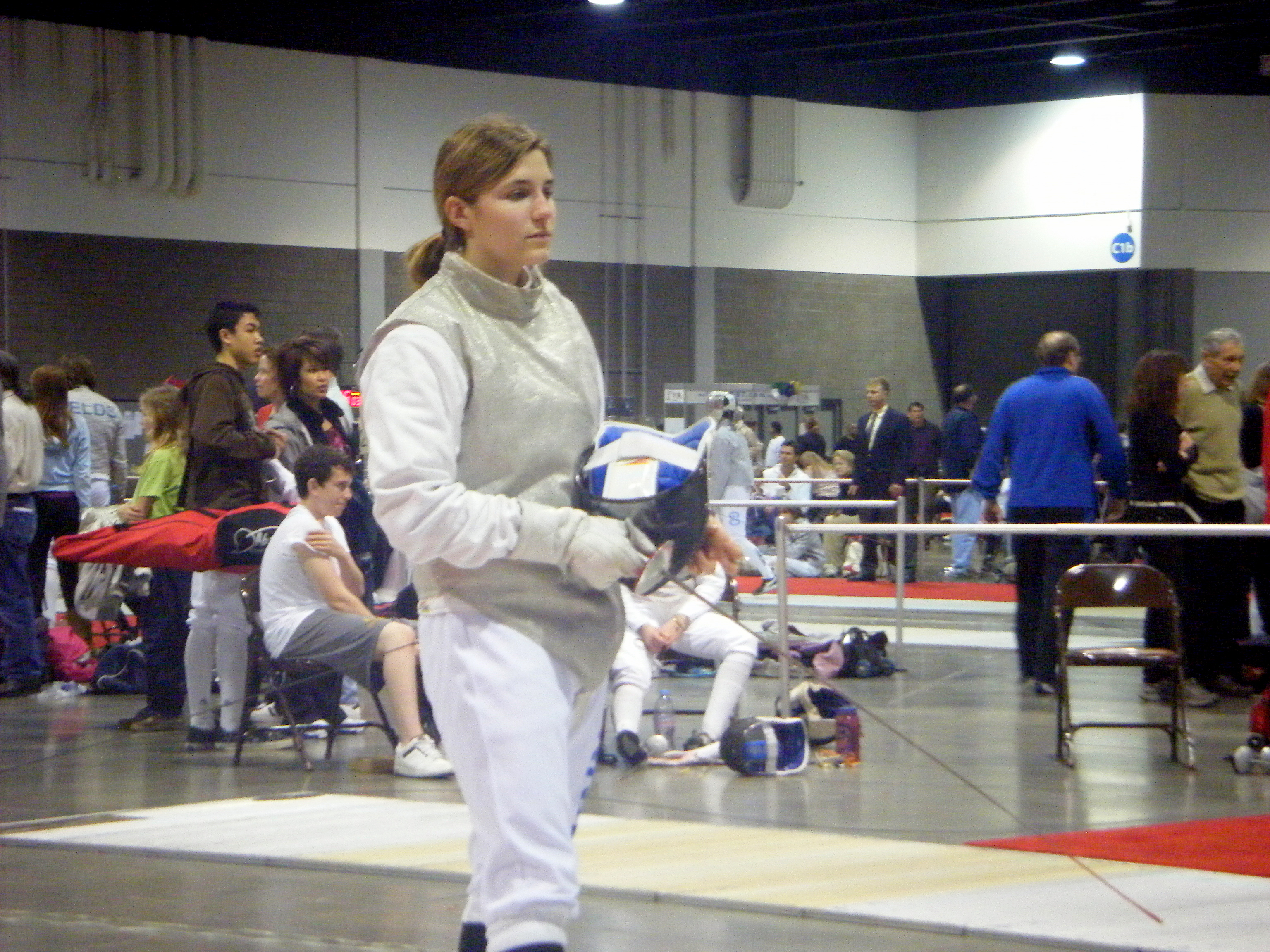 Brianna Osinski, Terry Sanford, All-American Fencing Academy, and University of North Carolina at Chapel Hill Alumnus, at the 2009 Atlanta North American Cup