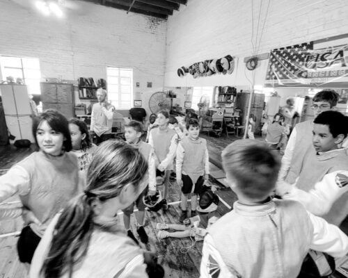 summer camp team group