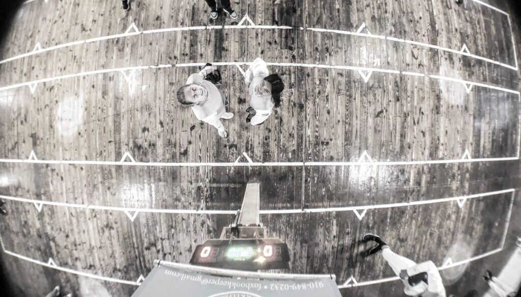 Overhead Mesha and Saanvi