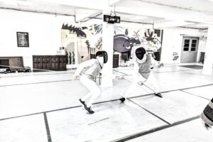 Jullian at CFFA fencing