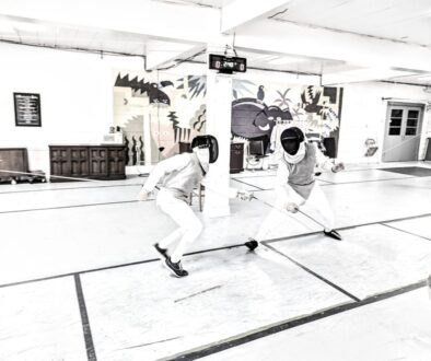 Jullian at CFFA fencing