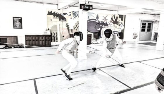 Jullian at CFFA fencing