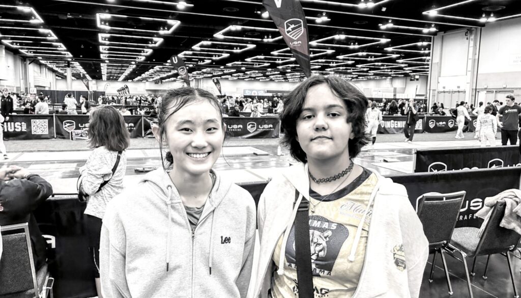 olivia and isabella at portland nationals