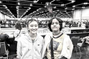 olivia and isabella at portland nationals