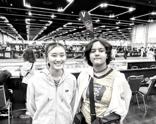 olivia and isabella at portland nationals