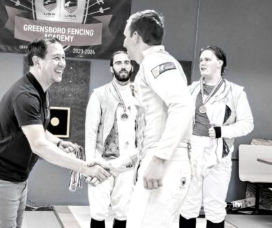 justin awards at Greensboro