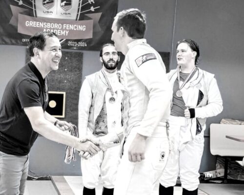 justin awards at Greensboro